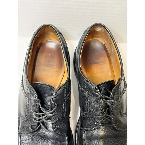 ALLEN EDMONDS Mens Dress Shoes Black Leather Lace Up Split Toe Oxford Size 10.5D main image 6